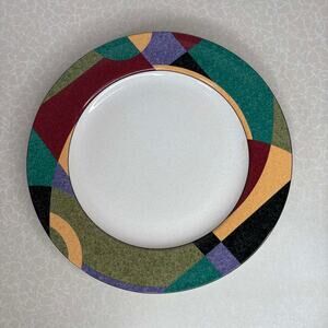 Studio Nova Impulse Y2262 Dinner Plate12” Geometric Multicolor Thailand